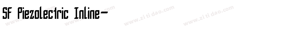 SF Piezolectric Inline字体转换